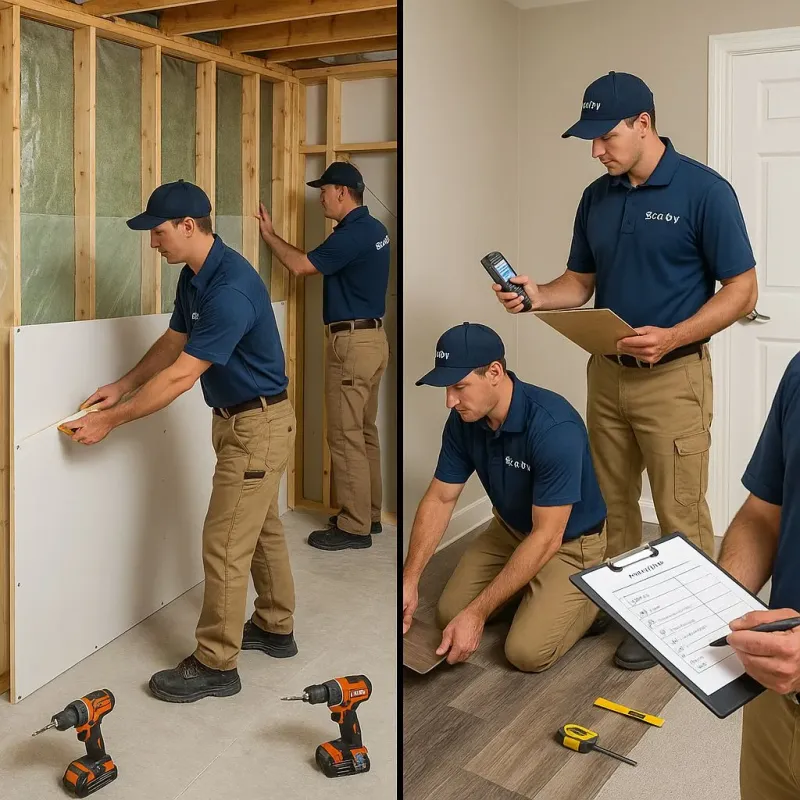 Repairs and Reconstruction process in Saxon, SC
